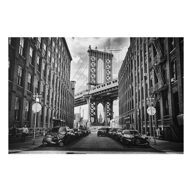 Obrazy do salonu nowoczesne Most Manhattan w Ameryce