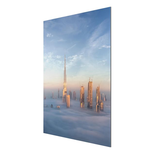 Nowoczesne obrazy do salonu Dubaj ponad chmurami