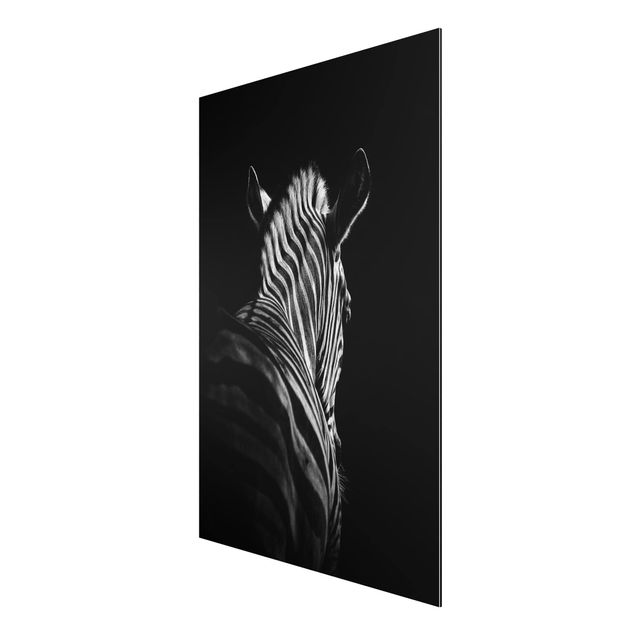 Obrazy nowoczesny Sylwetka zebry ciemnej