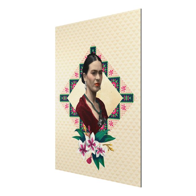 Obrazy nowoczesne Frida Kahlo - Kwiaty i geometria