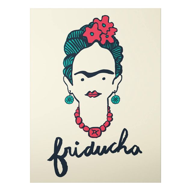 Obrazy do salonu nowoczesne Frida Kahlo - Friducha