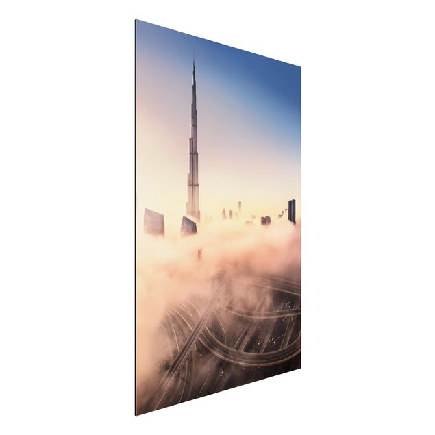 Dekoracja do kuchni Niebiańska panorama Dubaju