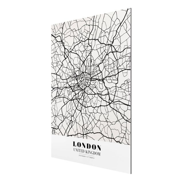 Obrazy nowoczesny City Map London - Klasyczna