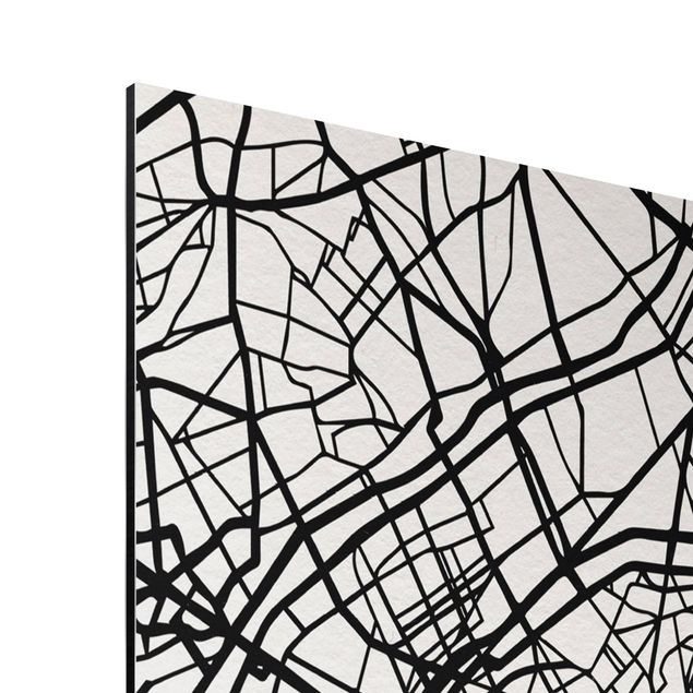 Paryż obraz City Map Paris - Klasyczna