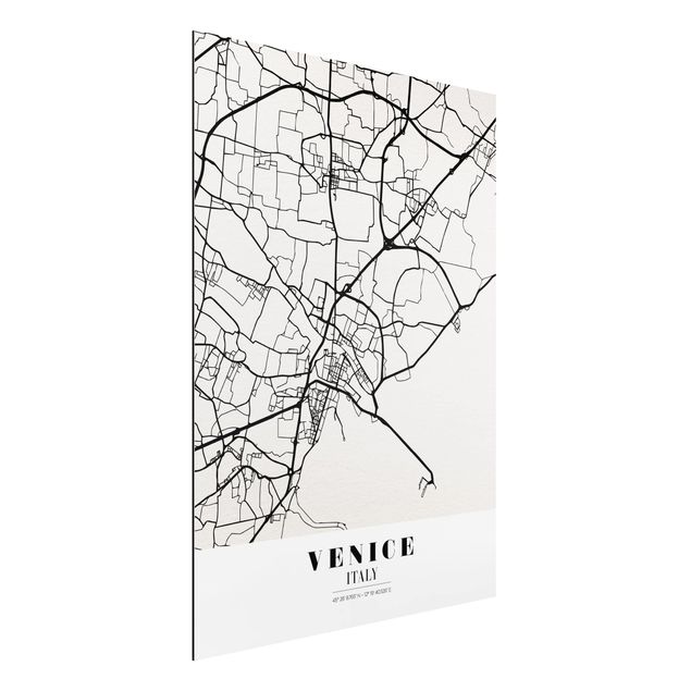 Dekoracja do kuchni Mapa miasta Wenecja - Klasyczna