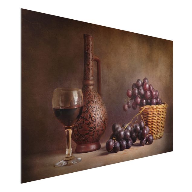 Obrazy owoc Nieruchome życie z winogronami
