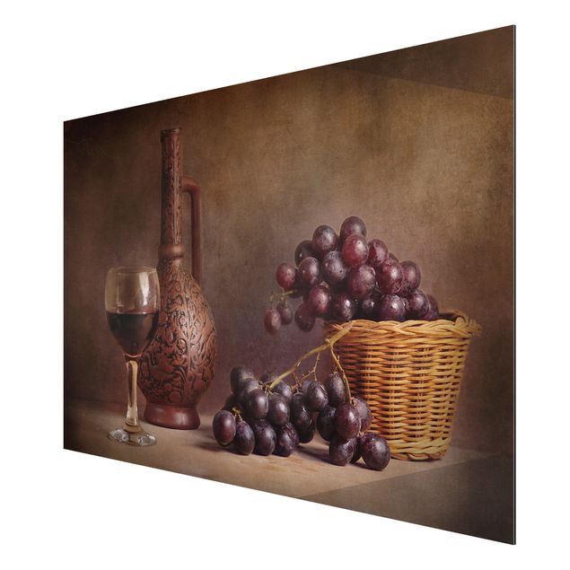 Nowoczesne obrazy Nieruchome życie z winogronami