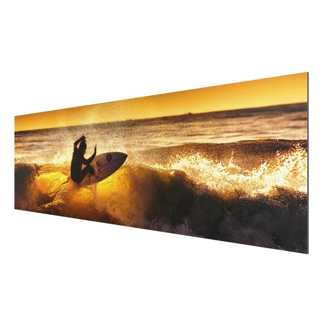 Obrazy nowoczesny Słońce, zabawa i surfing