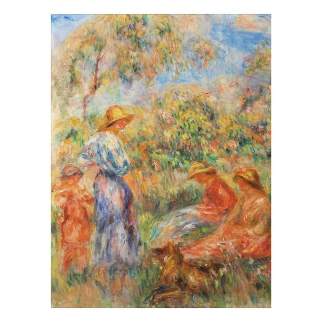 Obrazy do salonu Auguste Renoir - Krajobraz z kobietą i dzieckiem