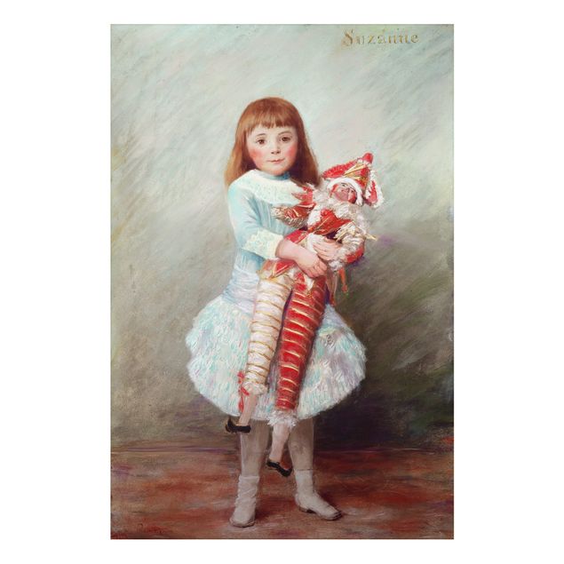 Obrazy do salonu nowoczesne Auguste Renoir - Suzanne z lalką Harlequin