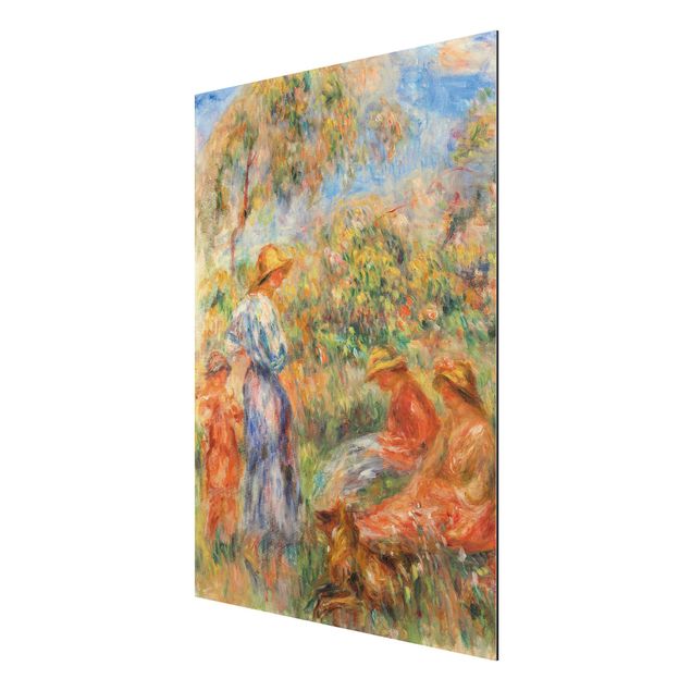 Obrazy nowoczesne Auguste Renoir - Krajobraz z kobietą i dzieckiem