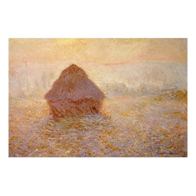 Obrazy do salonu Claude Monet - Stóg siana we mgle
