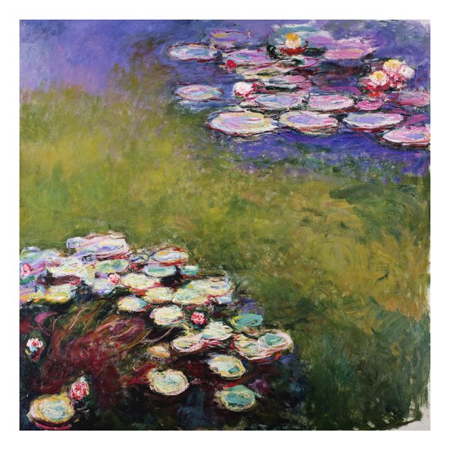 Nowoczesne obrazy do salonu Claude Monet - Lilie wodne