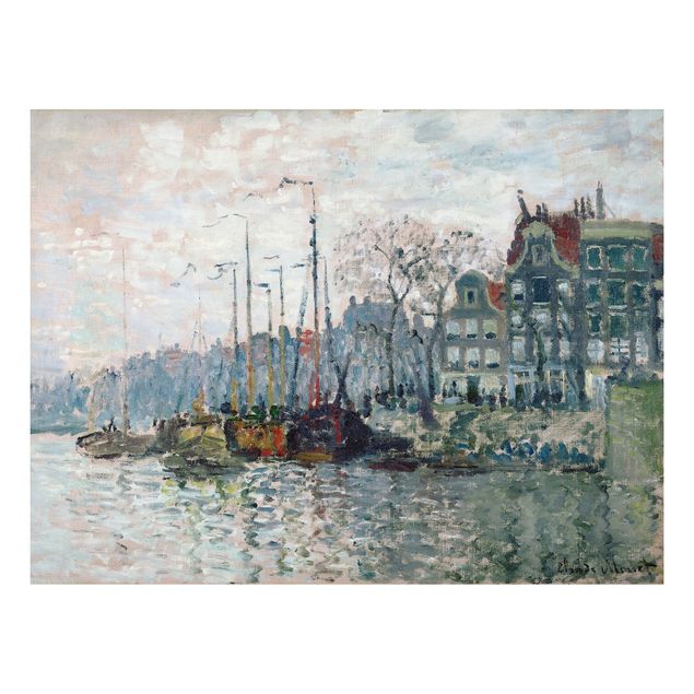 Obrazy do salonu Claude Monet - Kromme Waal Amsterdam