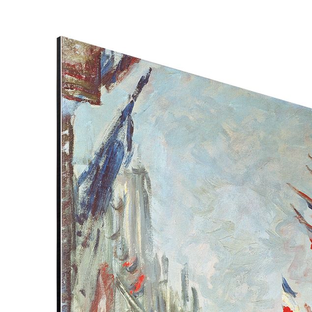 Obrazy artystów Claude Monet - Ulica w dekoracji z flagą