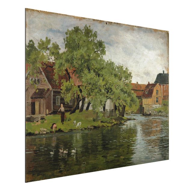 Ekspresjonizm obrazy Edvard Munch - Rzeka Akerselven