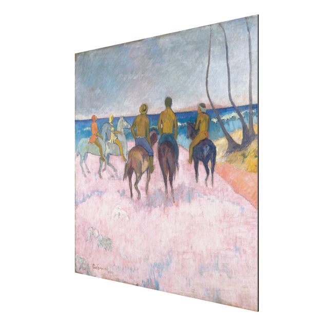 Nowoczesne obrazy Paul Gauguin - Jeździec na plaży