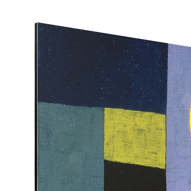 Niebieskie obrazy Paul Klee - Ogień przy pełni księżyca