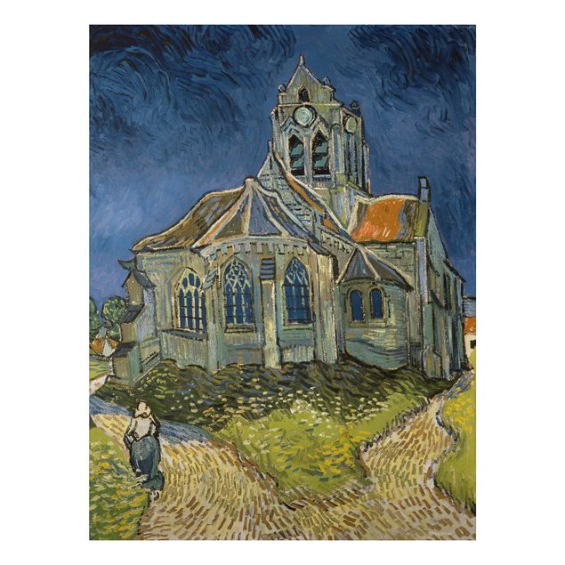 Obrazy do salonu Vincent van Gogh - Kościół w Auvers-sur-Oise