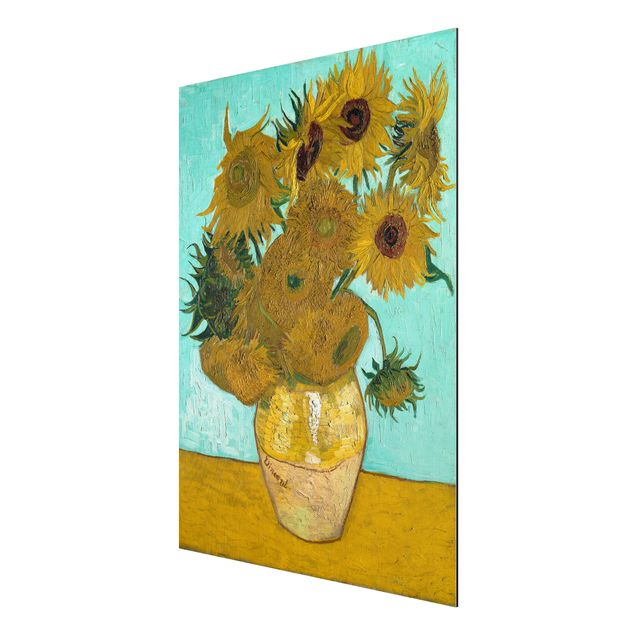 Obrazy do salonu nowoczesne Vincent van Gogh - Wazon ze słonecznikami