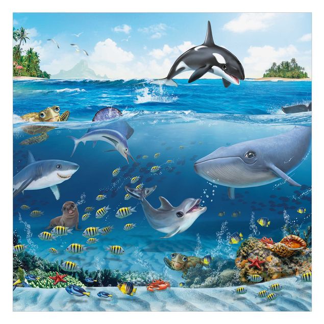 Folia samoprzylepna Podwodny świat ze zwierzętami