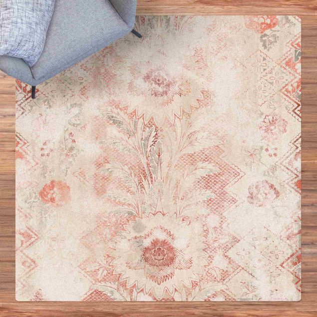 dywany nowoczesne Tapeta w stylu antycznym Shabby Baroque