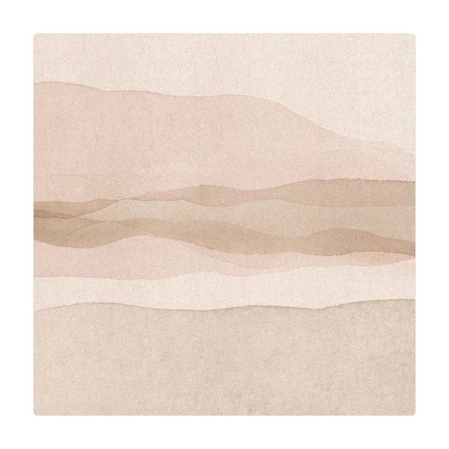 Mata korkowa - Akwarela Krajobraz Światło Góry