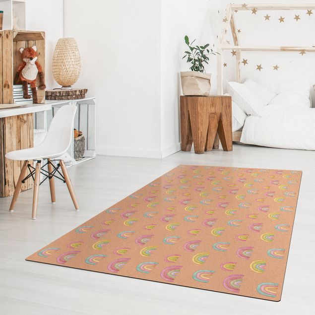 dywany nowoczesne Akwarela Tęczowa