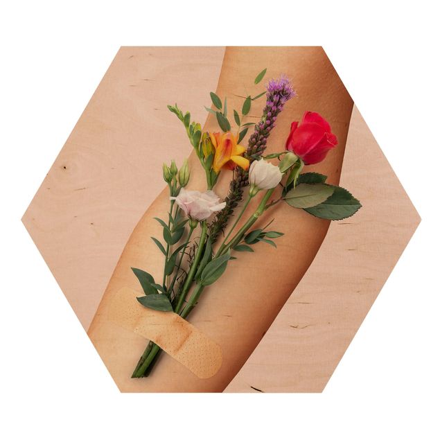 Jonas Loose obrazy Ręka z kwiatami