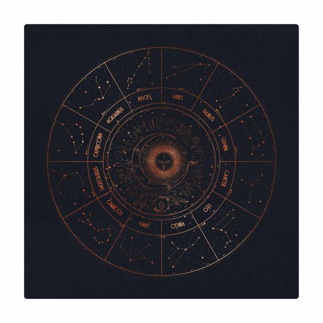 Mata korkowa - Astrologia 12 znaków zodiaku Niebieskie złoto