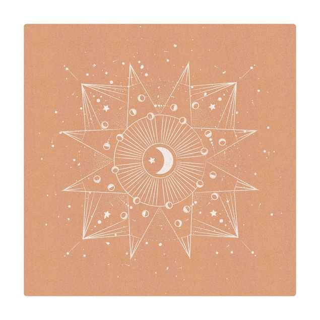 Mata korkowa - Astrologia Księżyc Magia Biały