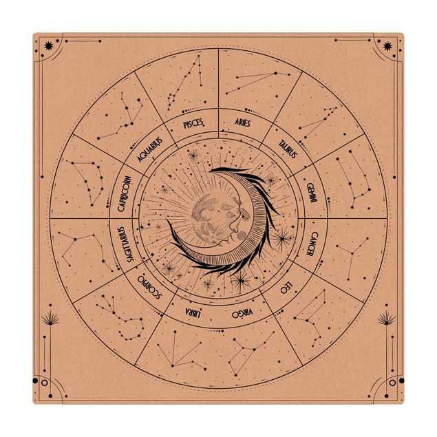 Mata korkowa - Astrologia Księżyc i znaki zodiaku
