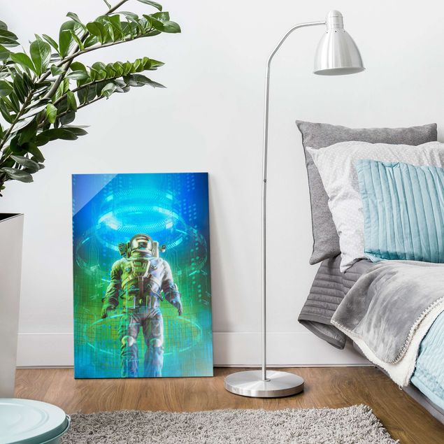 Obrazy do salonu Astronaut In A Cone Of Light