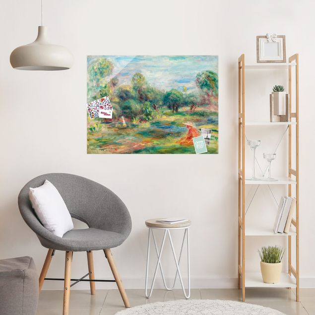 Dekoracja do kuchni Auguste Renoir - Krajobraz w pobliżu Cagnes