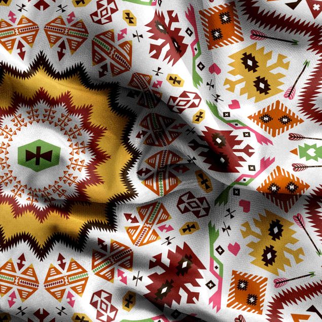 Domowe tekstylia Azteckie Boho Mandala w wielu kolorach