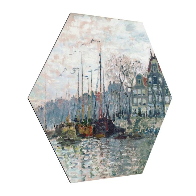 Obrazy impresjonistyczne Claude Monet - Kromme Waal Amsterdam