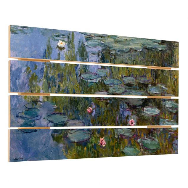 Obrazy na drewnie Claude Monet - Lilie wodne (Nympheas)