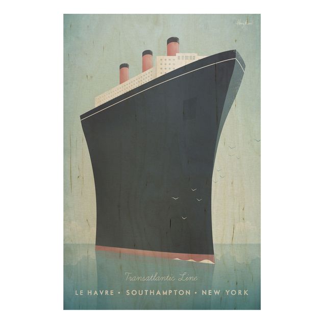 Henry Rivers obrazy Plakat podróżniczy - Statek wycieczkowy