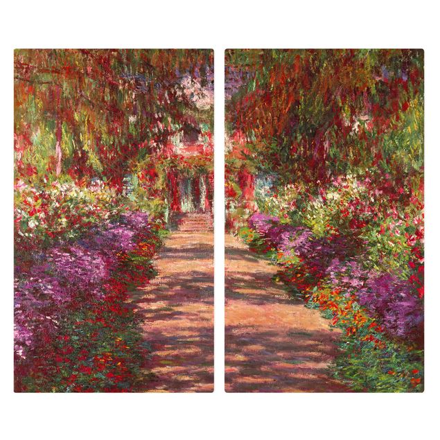 Reprodukcje dzieł sztuki Claude Monet - Ścieżka w ogrodzie Moneta w Giverny