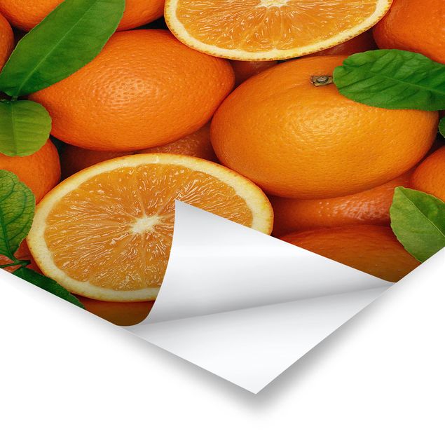 Plakaty soczyste pomarańcze