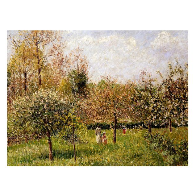 Nowoczesne obrazy do salonu Camille Pissarro - Wiosna w Eragny