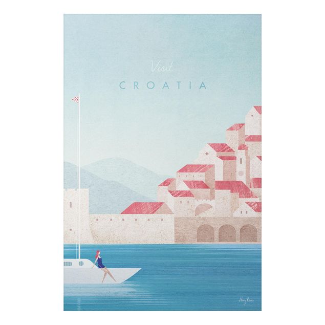Obrazy do salonu nowoczesne Plakat podróżniczy - Chorwacja