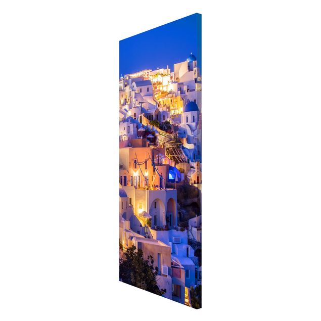 Obrazy nowoczesne Santorini nocą