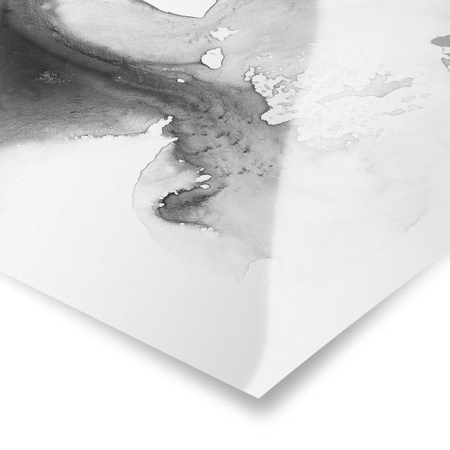 Plakaty abstrakcja Dym i woda II