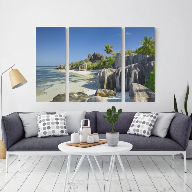 Obrazy do salonu nowoczesne Dream Beach Seychelles