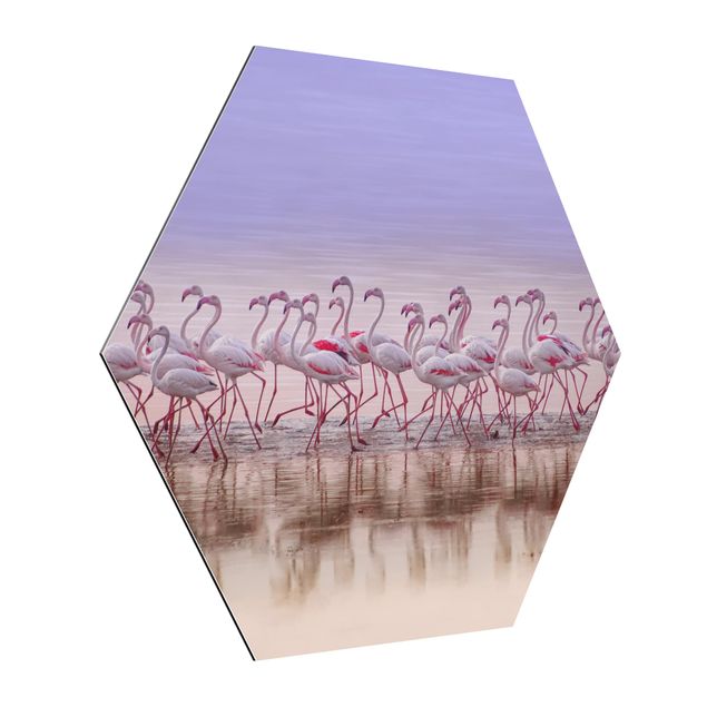 Obrazy ze zwierzętami Przyjęcie pod Flamingo