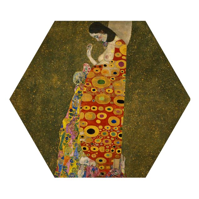 Obrazy z drewna Gustav Klimt - Nadzieja II