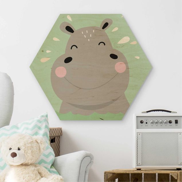 Pokój niemowlęcy Szczęśliwy hipopotam