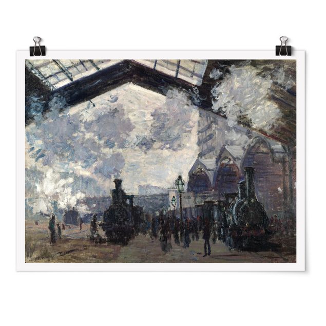 Obrazy impresjonistyczne Claude Monet - Gare Saint Lazare
