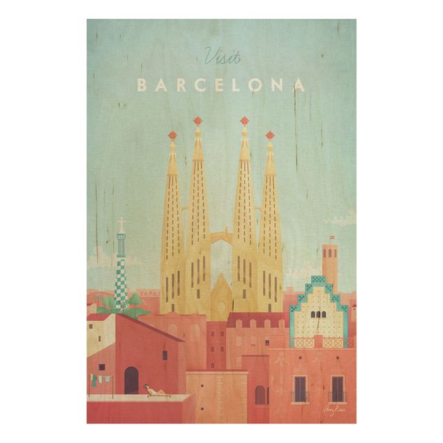 Henry Rivers obrazy Plakat podróżniczy - Barcelona